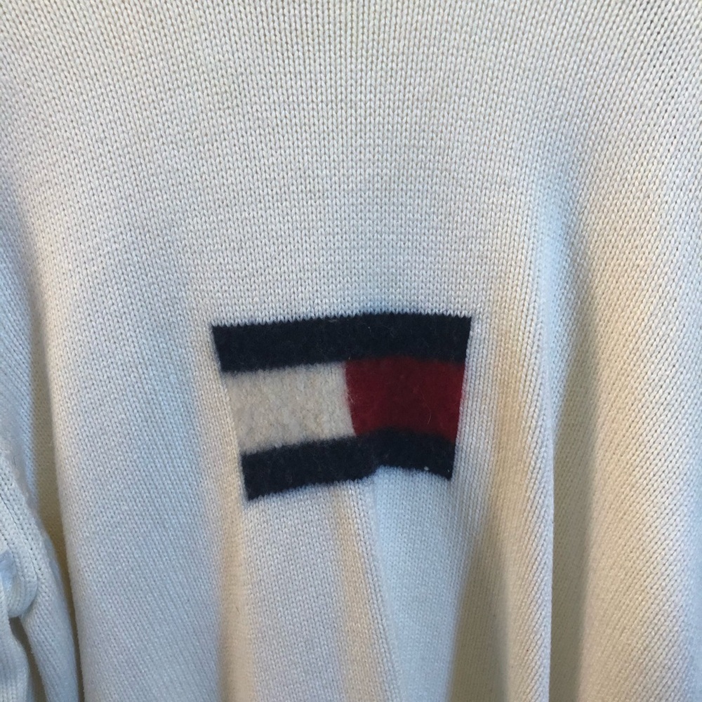 Tommy Hilfiger heavy all knit flagship sweater XL! - Picture 6 of 7